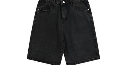 Retro Embroidered Denim Shorts Blue Mldrip