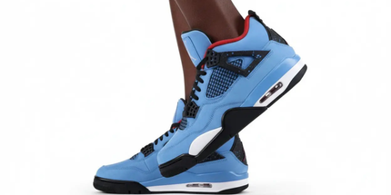 Air Jordan 4 Retro blue Mldrip