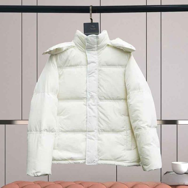 Long-sleeved down jacket with a loose shape