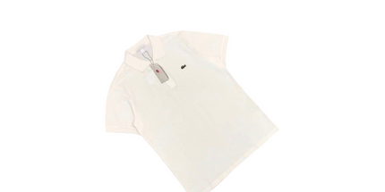 Lacoste T-Shirt – Classic Crocodile Style White Lacoste T-Shirt – Classic Crocodile Style Mldrip