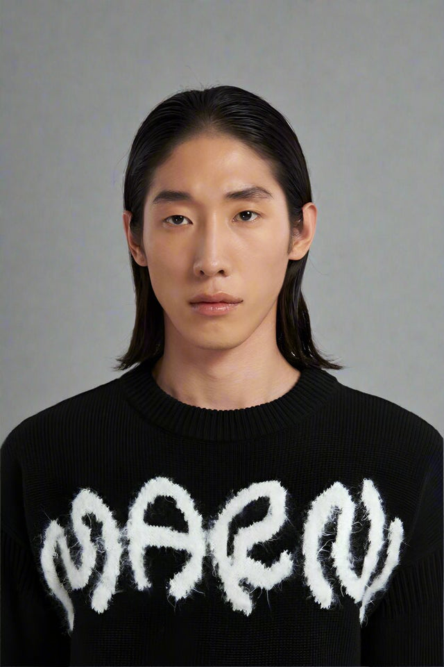 Mohair Art Knit Sweater – product view 3