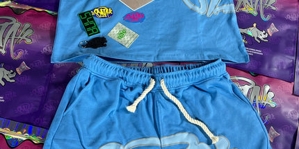 Hooded Sweatshirt and Sweatpants Set Blue Set 02 XL Mldrip