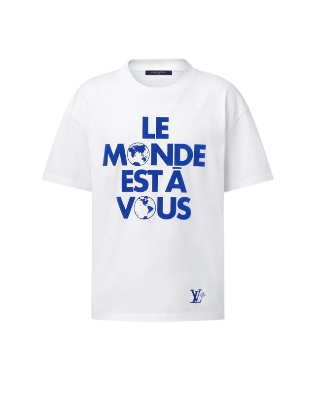 Intarsia The World is Yours T-shirt – main product image