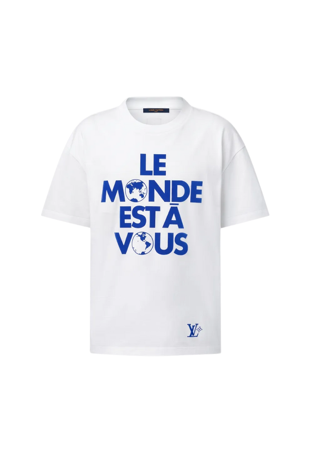 Intarsia The World is Yours T-shirt – main product image