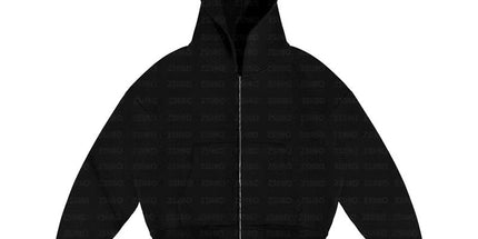 Casual, simple, and stylish hooded cardigan Black zipper 2207 XL Mldrip