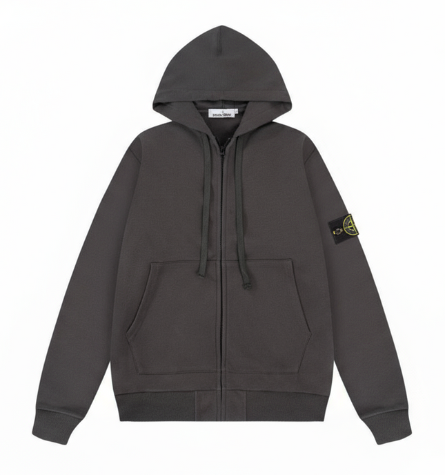Stone-Style Zipper Jacket – Techwear Meets Street Precision