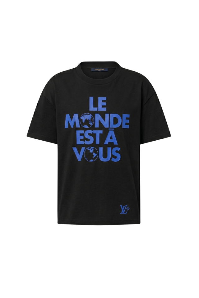 Intarsia The World is Yours T-shirt – product view 3