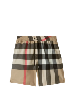 Check Swim Shorts