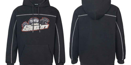 Classic rainbow gradient letter hoodie set 909 black sweatshirt L Mldrip