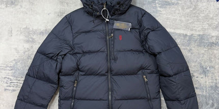 Thickened down polo jackets for enhanced warmth