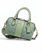 Green Coach-Style Bag