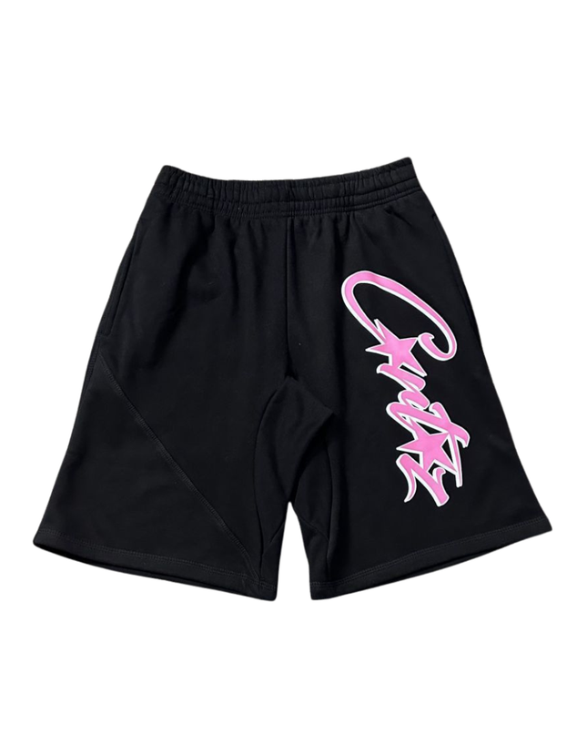 Island Pink Script Shorts – main product image