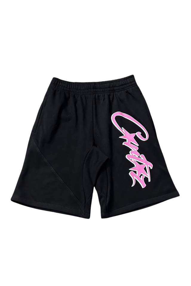 Island Pink Script Shorts – main product image