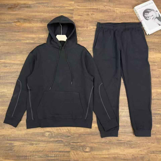 Mens Fleece Lined Hooded Sweatshirt