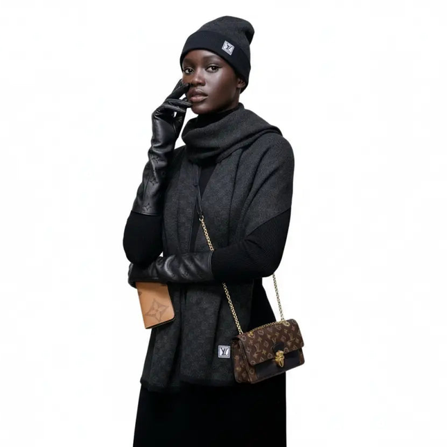 Luxury Monogram Beanie & Scarf Set – Winter Drip Unlocked Mldrip