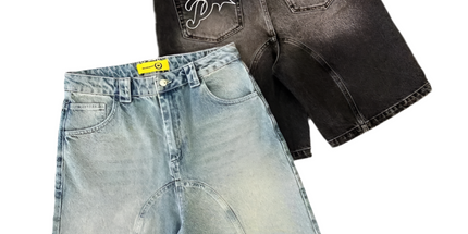 Retro Embroidered Denim Shorts Mldrip