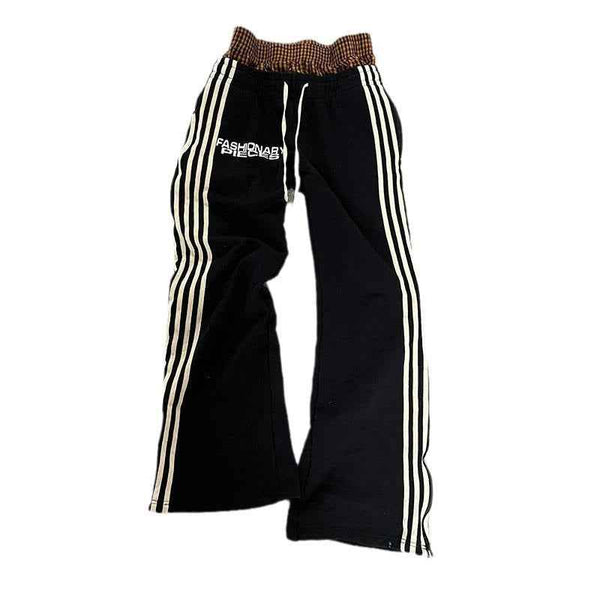 Retro Striped Print Pants Mldrip