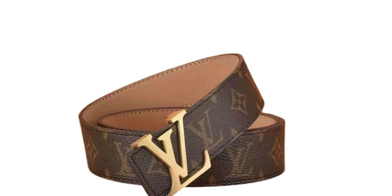Louis Vuitton Monogram Leather Belt Brown LV Belt Mldrip