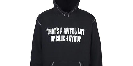 Classic rainbow gradient letter hoodie set 907 black sweatshirt S Mldrip