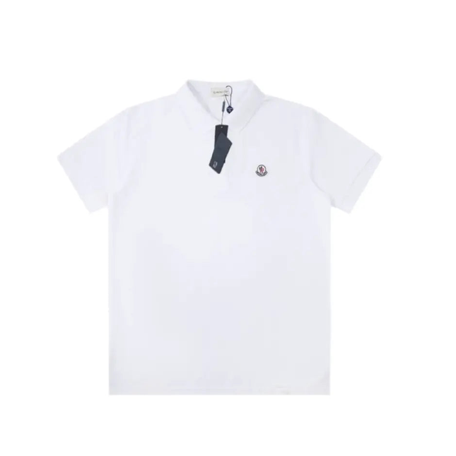 Moncler T-Shirt – Casual Luxury, Everyday Style White Moncler T-Shirt – Casual Luxury, Everyday Style Mldrip