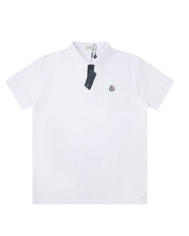 Moncler T-Shirt – Casual Luxury, Everyday Style White Moncler T-Shirt – Casual Luxury, Everyday Style Mldrip