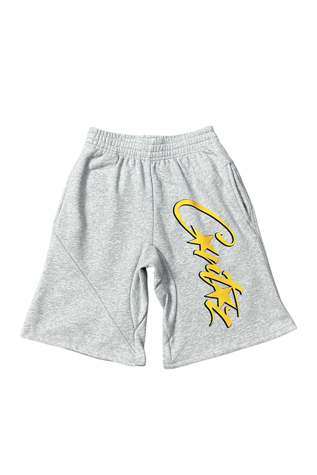 Island Yellow Script Shorts – product view 3