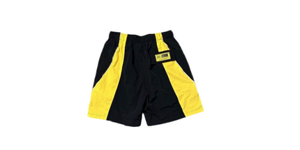 Black & Yellow Windbreaker Set – Bold Streets, Fresh Energy Black and Yellow Shorts Mldrip