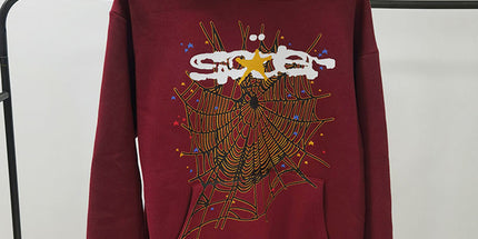 Thick fleece hoodie with a hood Wine red XL Mldrip