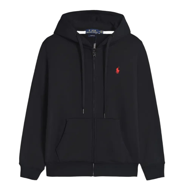 Men’s Polo Zipper Shirt red-black-polo-zipper-shirt Mldrip