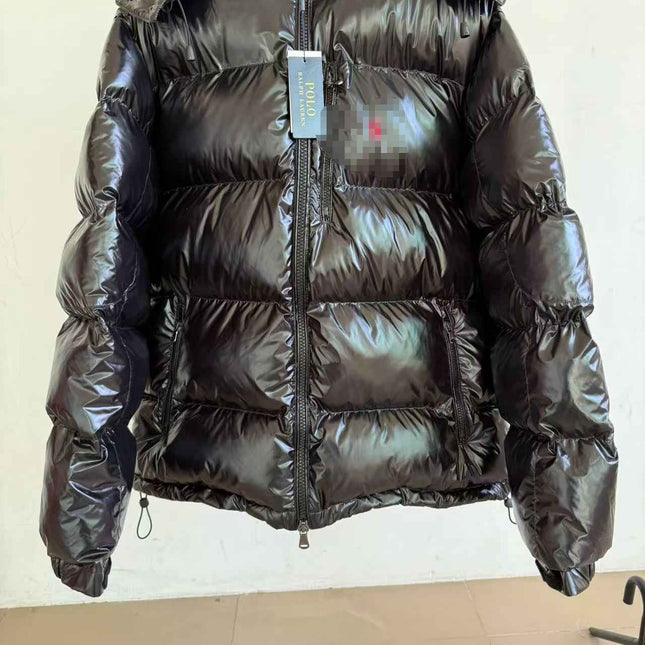 Thickened down polo jackets for enhanced warmth