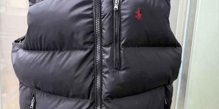 Thickened down polo jackets for enhanced warmth