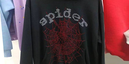 Thick fleece hoodie with a hood Black hot diamond S Mldrip