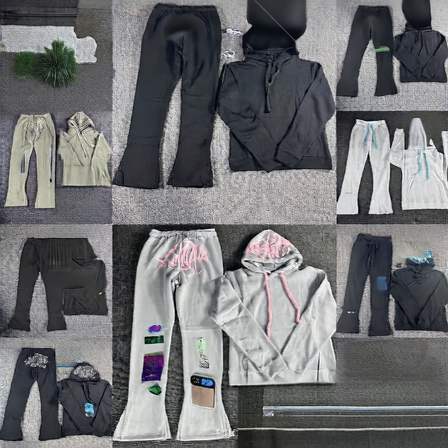 Hooded Sweatshirt and Sweatpants Set Mldrip