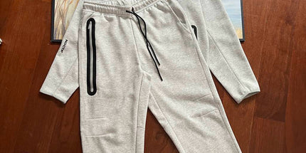 Cotton Blend Sports Hooded Jacket and Pants
