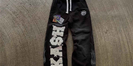 Casual Cotton Pants Black XL Mldrip