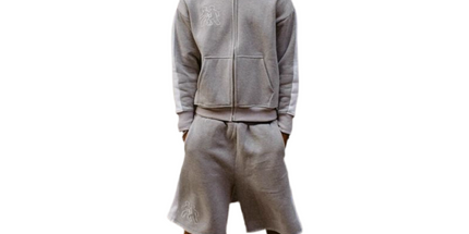 Zipper Hoodie & Shorts Set - Mldripanddrop