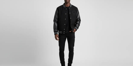 Chrome Hearts Style Jacket Black Chrome-Style Jacket Mldrip