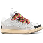 White / Multicolor Laces / 35