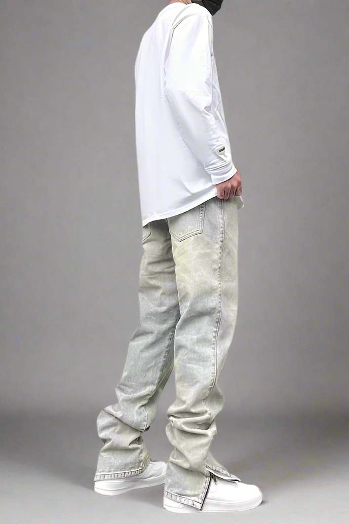Aria Zip Flared Jeans – product view 4