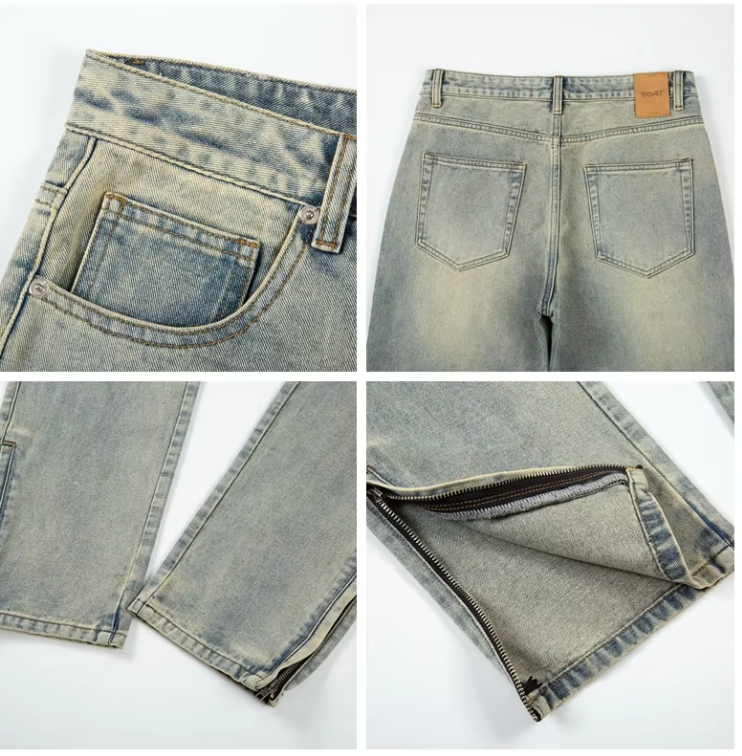 Aria Zip Flared Jeans – product view 5