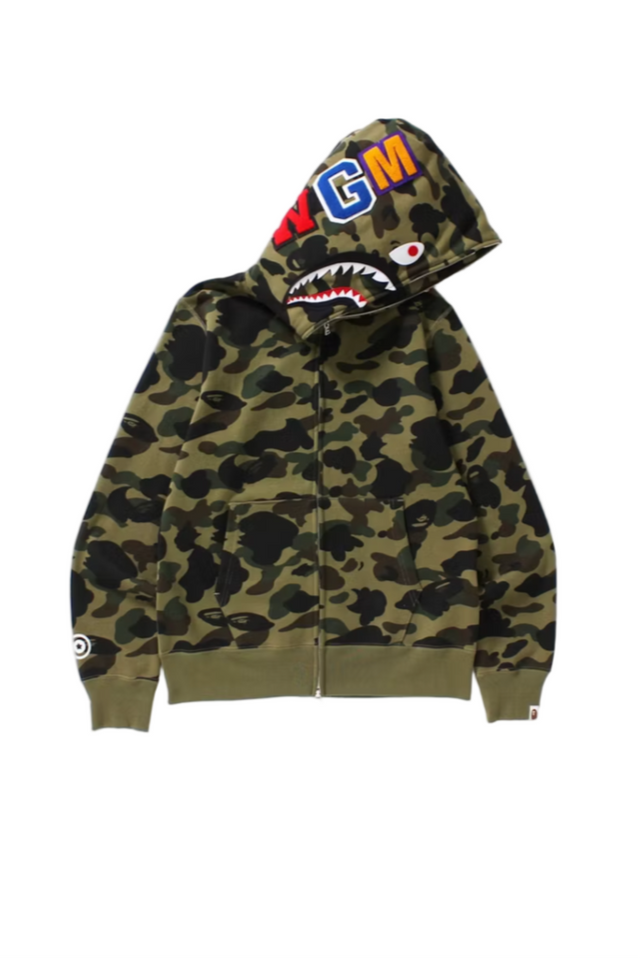 Ape Shark Zip Hoodie – product view 7