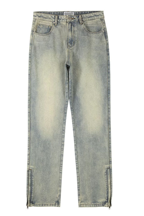 Aria Zip Flare Jeans