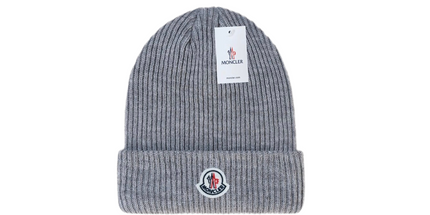 Moncler Beanie – Warmth with Luxury Edge Grey Moncler Beanie Mldrip