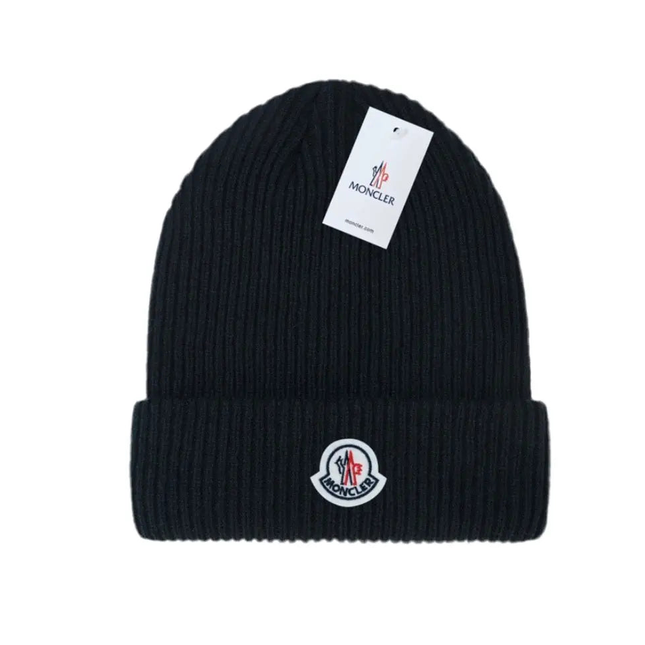 Moncler Beanie – Warmth with Luxury Edge Black Moncler Beanie Mldrip
