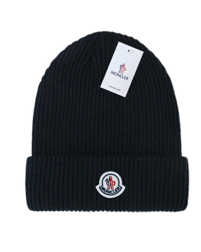 Moncler Beanie – Warmth with Luxury Edge Black Moncler Beanie Mldrip