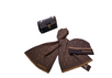 Brown LV Beanie & Scarf Set