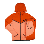 orange-tech-fleece-set
