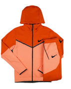 orange-tech-fleece-set