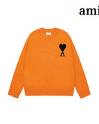 V Orange [2115 Crew Neck Jacquard Style]
