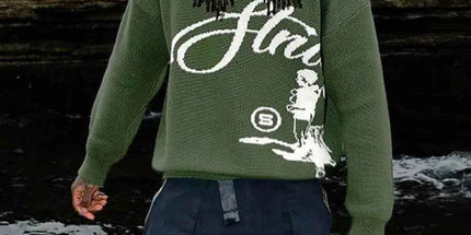 Men’s Y2K Oversized Knit Sweater 2 Mldrip